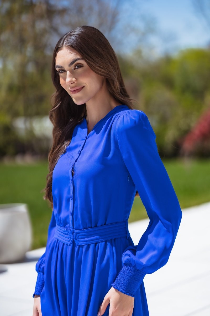 KATE DRESS (BLUE) - Dress - Yakira Bella