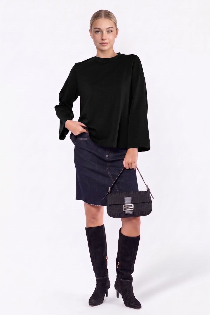 Kate Top (Black) - Top - Yakira Bella