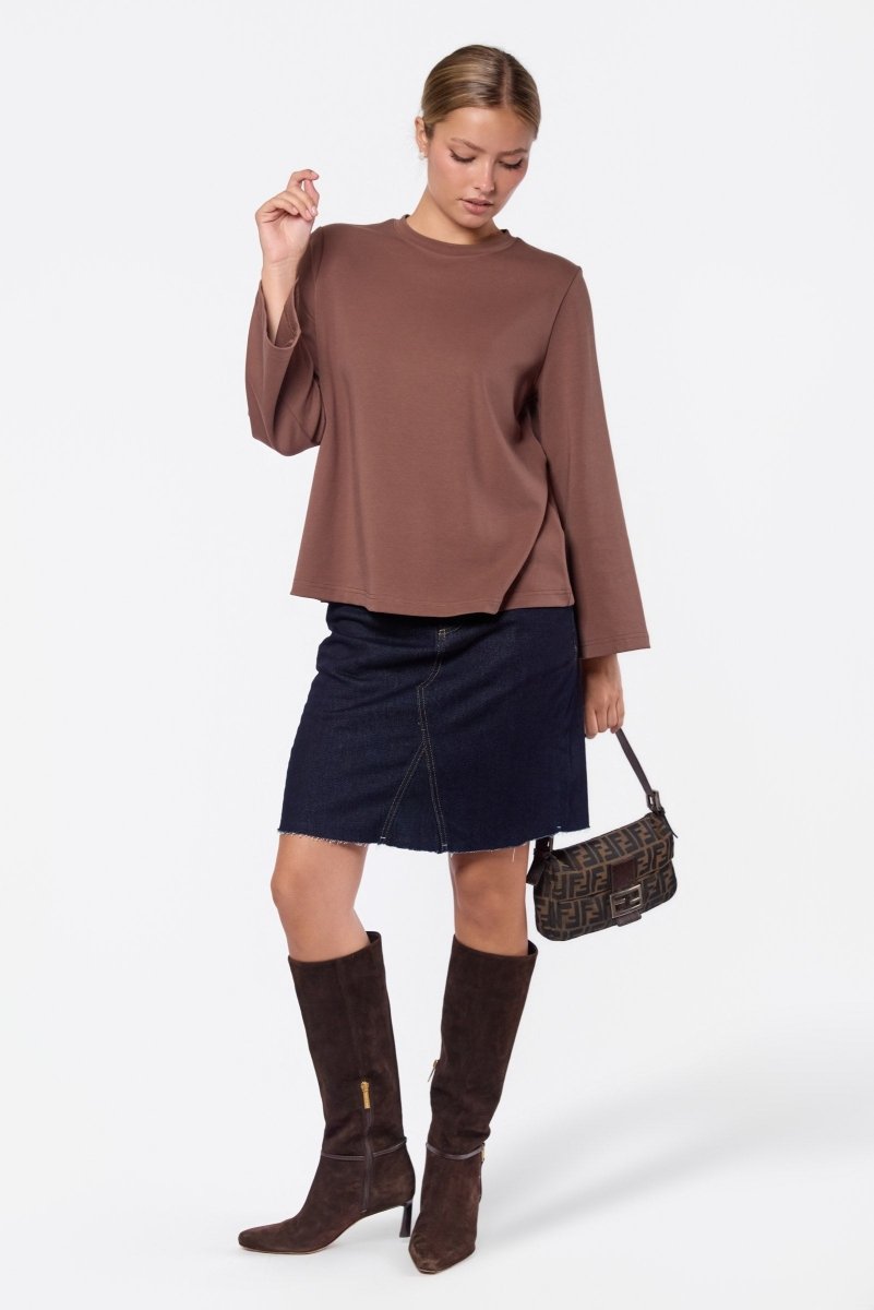Kate Top (Brown) - Top - Yakira Bella