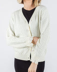 KATHERINE CARDIGAN (IVORY) - Top - Yakira Bella