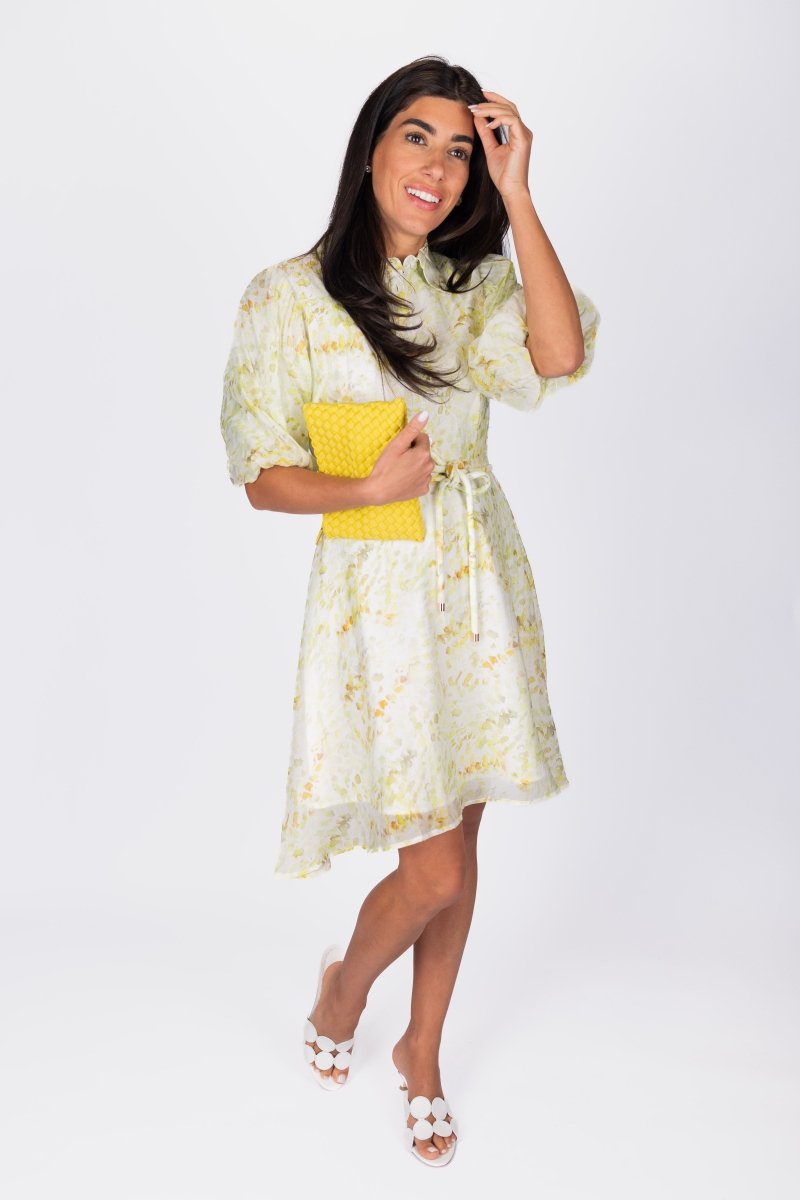 Katie Dress (Green/Yellow) - Dress - Yakira Bella