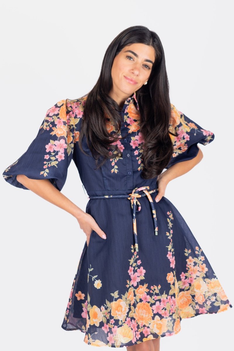 KATIE DRESS (NAVY) - Dress - Yakira Bella