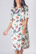 Kayla Dress (Ivory Pattern)