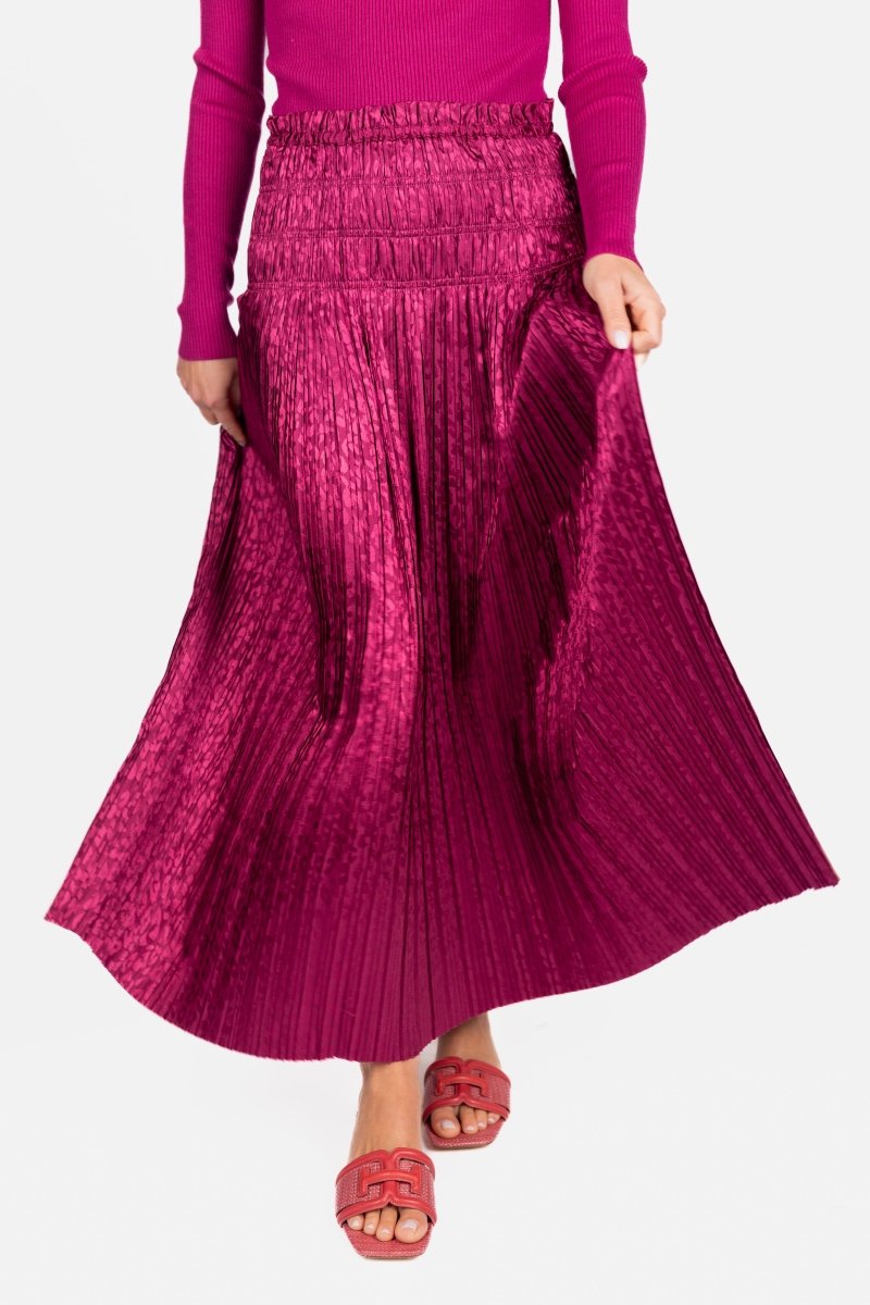 KEIRA SKIRT 34" (RASPBERRY) - Skirt - Yakira Bella