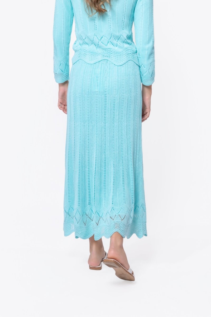 Kelly Skirt (Aqua Blue) - Skirt - Yakira Bella