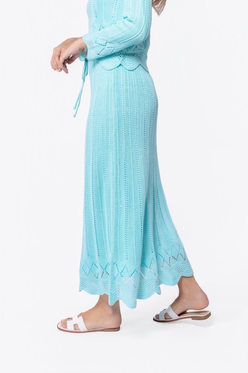 Kelly Skirt (Aqua Blue) - Skirt - Yakira Bella