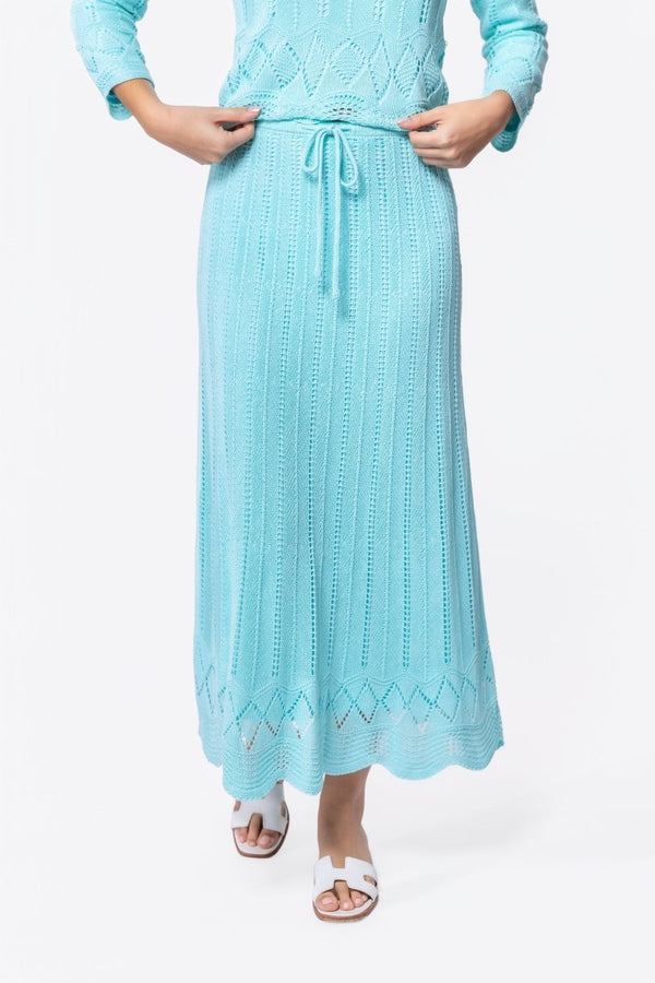 Kelly Skirt (Aqua Blue) - Skirt - Yakira Bella