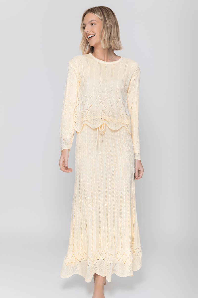 KELLY SKIRT (PASTEL YELLOW) - Skirt - Yakira Bella
