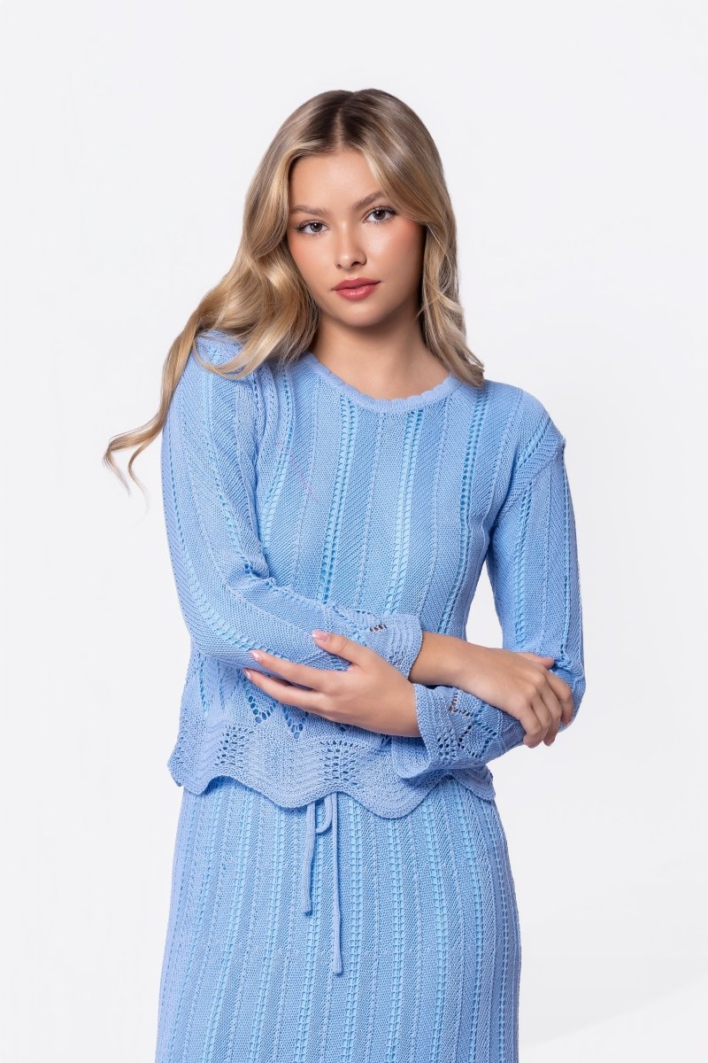 Kelly Top (Light Blue) - Top - Yakira Bella