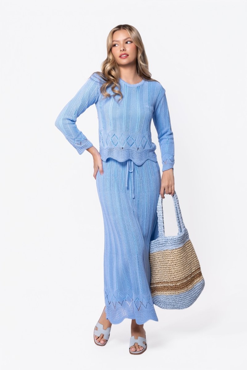 Kelly Top (Light Blue) - Top - Yakira Bella