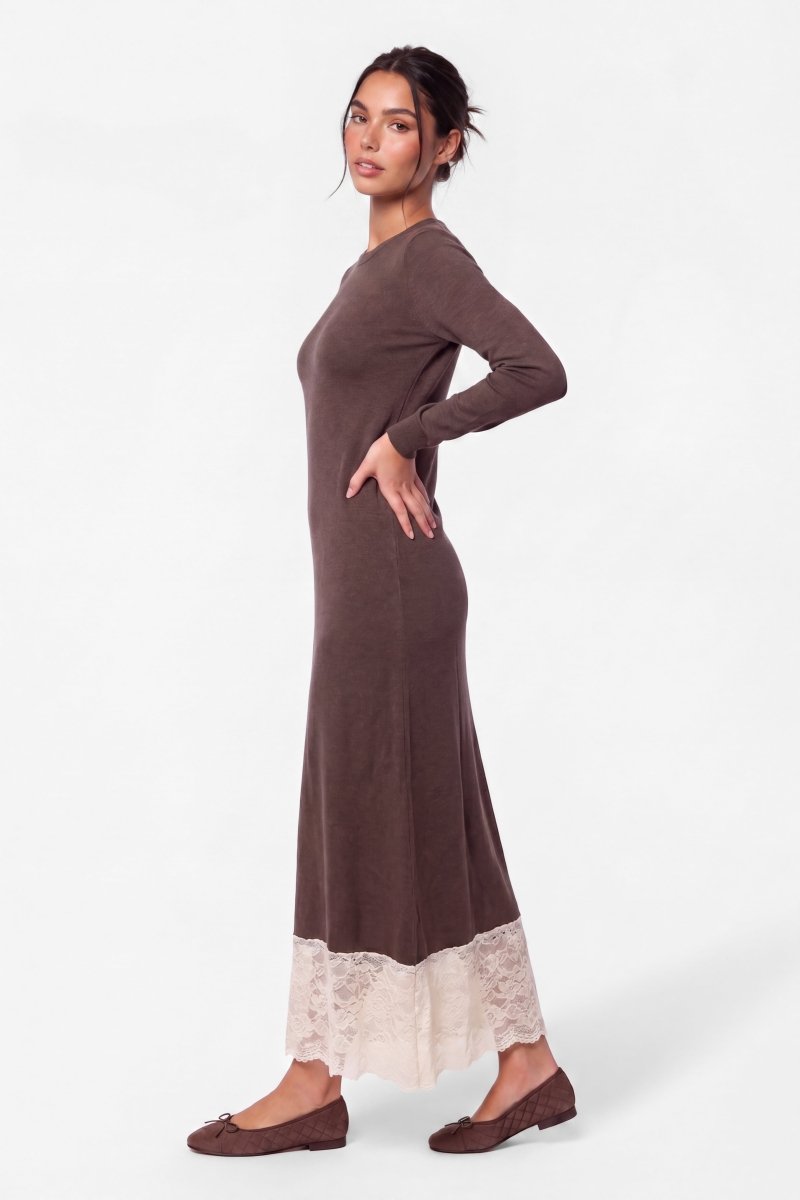 Kelson Dress (Brown) - Dress - Yakira Bella