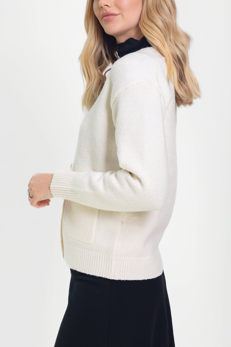 KEN CARDIGAN (IVORY) - Top - Yakira Bella