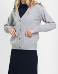 KEN CARDIGAN (LIGHT GRAY) - Top - Yakira Bella