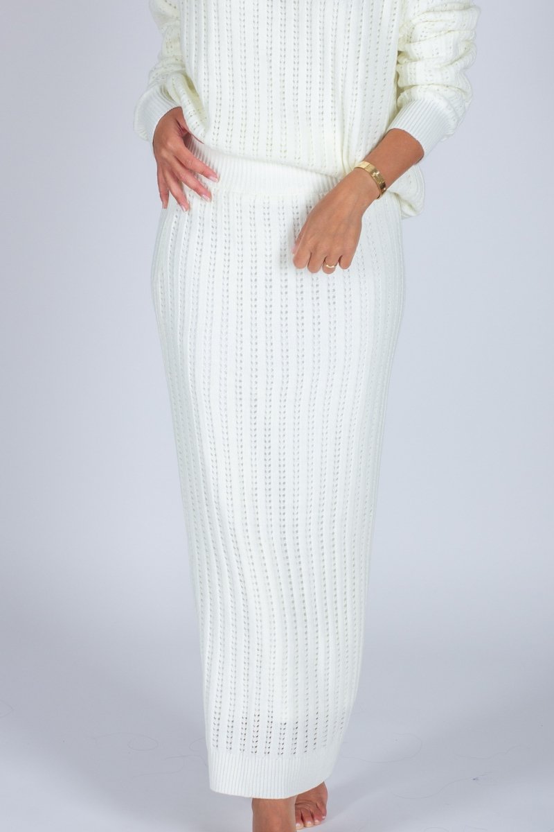 KENDALL SKIRT (OFF WHITE) - Skirt - Yakira Bella