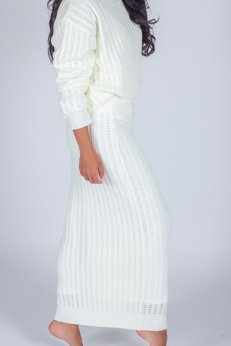 KENDALL SKIRT (OFF WHITE) - Skirt - Yakira Bella