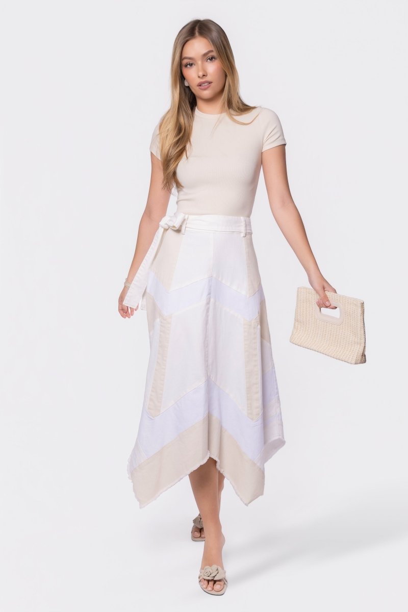 Kendra Skirt (Beige) - Skirt - Yakira Bella