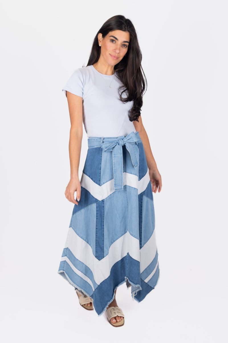 KENDRA SKIRT (BLUE) - Skirt - Yakira Bella