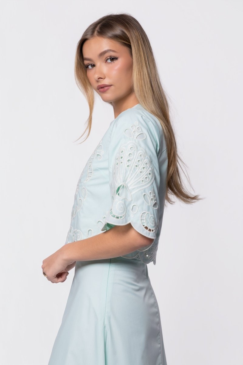 Kenna Top (Light Blue) - Top - Yakira Bella