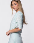 Kenna Top (Light Blue) - Top - Yakira Bella
