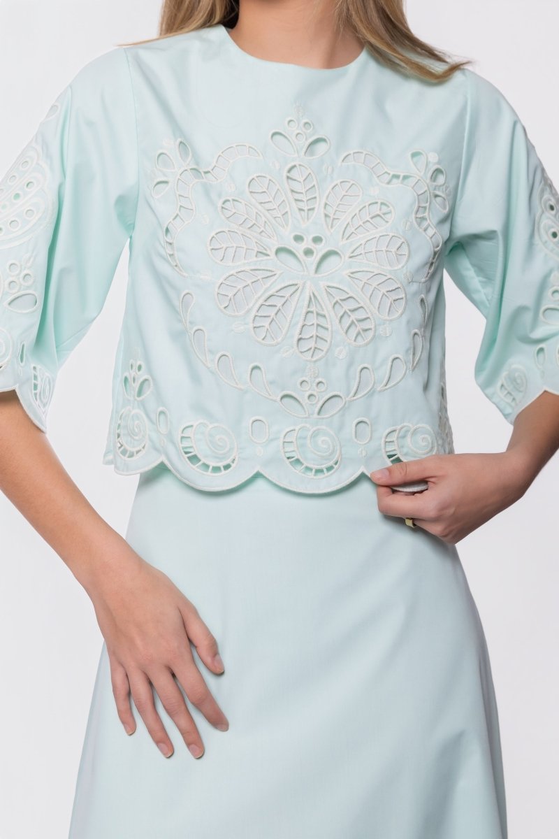 Kenna Top (Light Blue) - Top - Yakira Bella