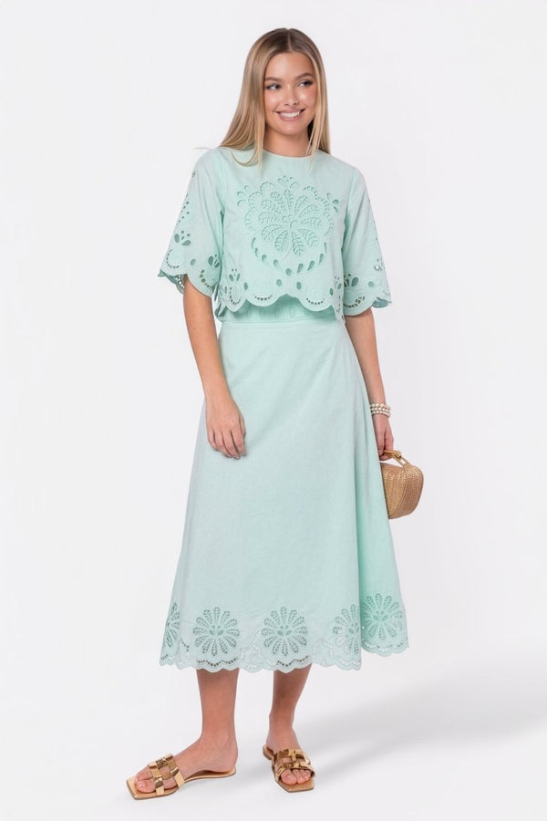 Kenna Top (Light Blue) - Top - Yakira Bella