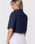 Kensley Jacket (Dark Blue) - Top - Yakira Bella