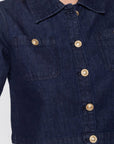 Kensley Jacket (Dark Blue) - Top - Yakira Bella