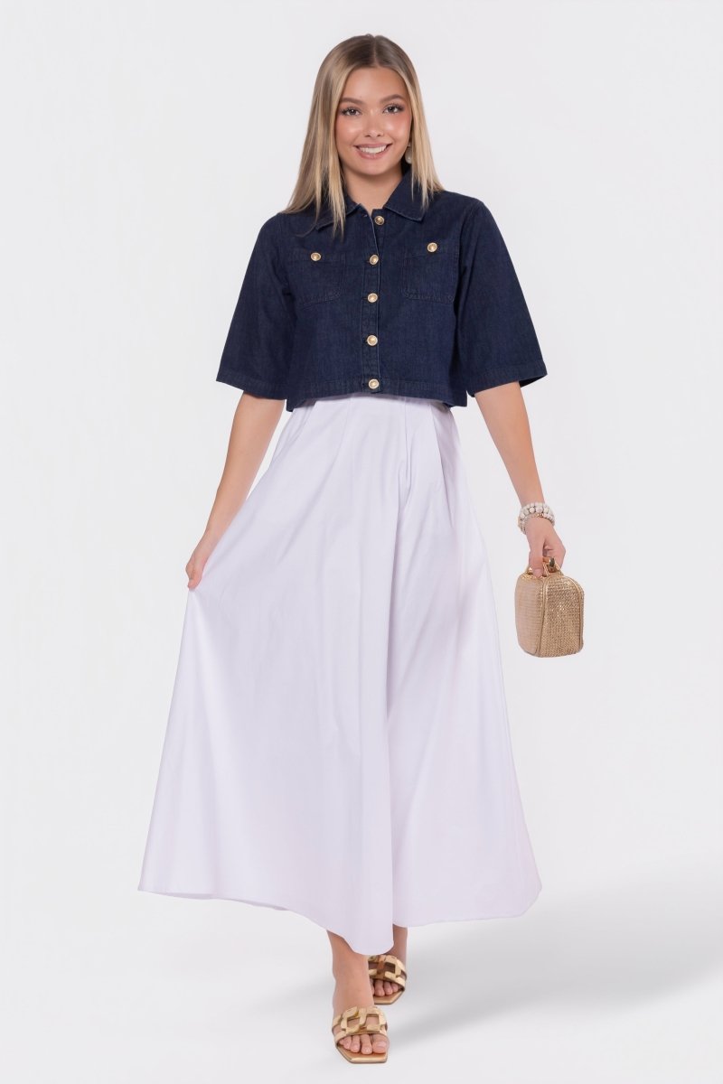 Kensley Jacket (Dark Blue) - Top - Yakira Bella