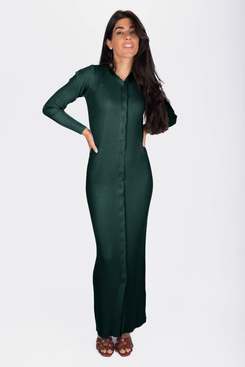Kerry Dress (Green) - Dress - Yakira Bella