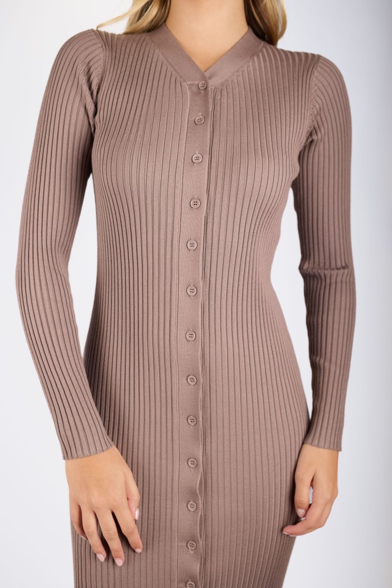 Kerry Dress (Mocha) - Dress - Yakira Bella