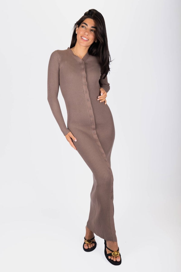 Kerry Dress (Mocha) - Dress - Yakira Bella