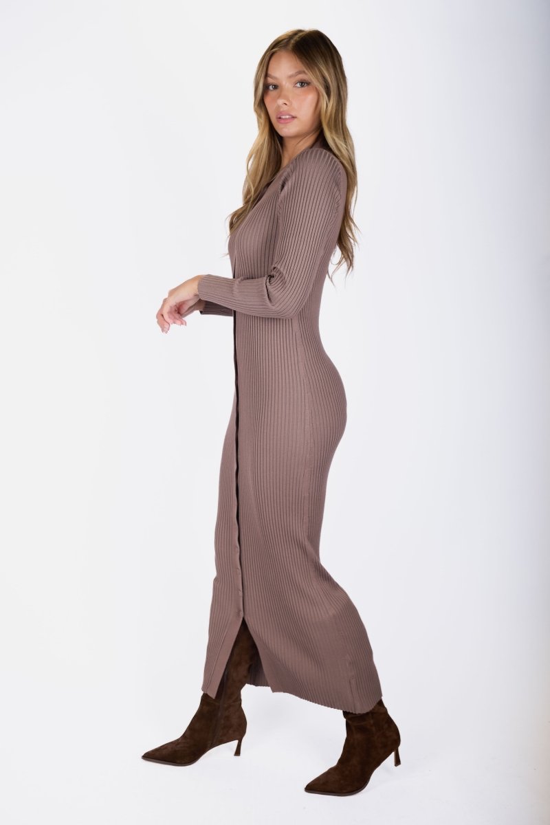 Kerry Dress (Mocha) - Dress - Yakira Bella