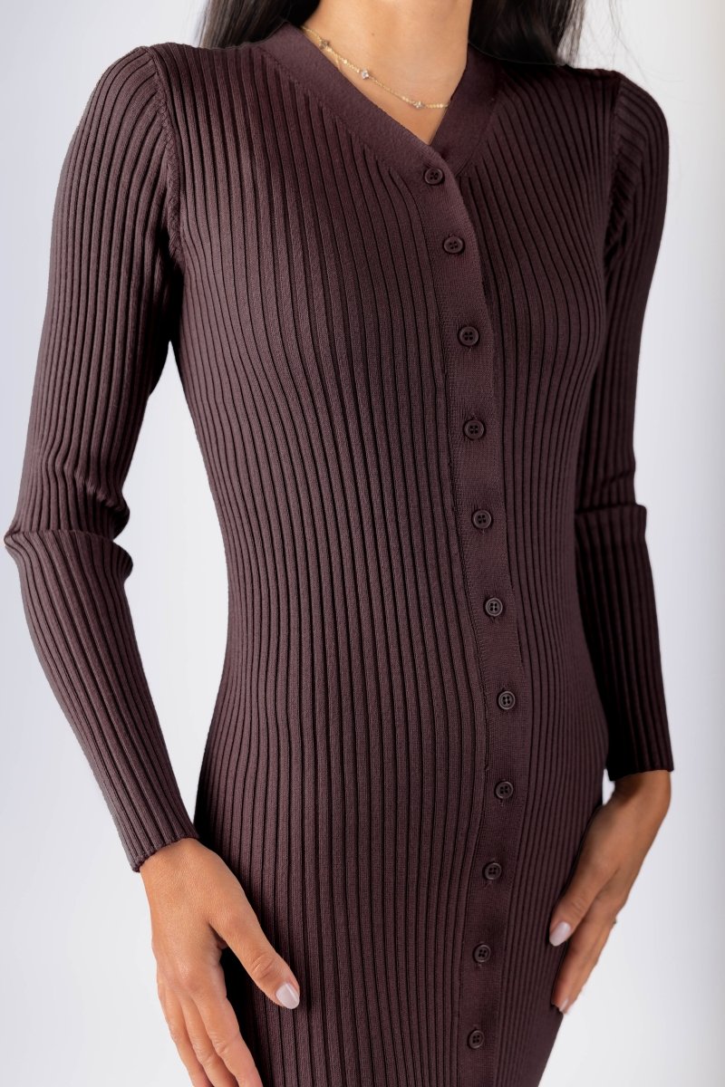 Kerry Dress (Plum) - Dress - Yakira Bella