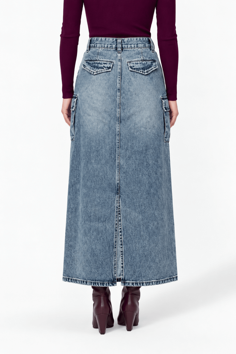 Ketra Skirt (Blue) - Skirt - Yakira Bella