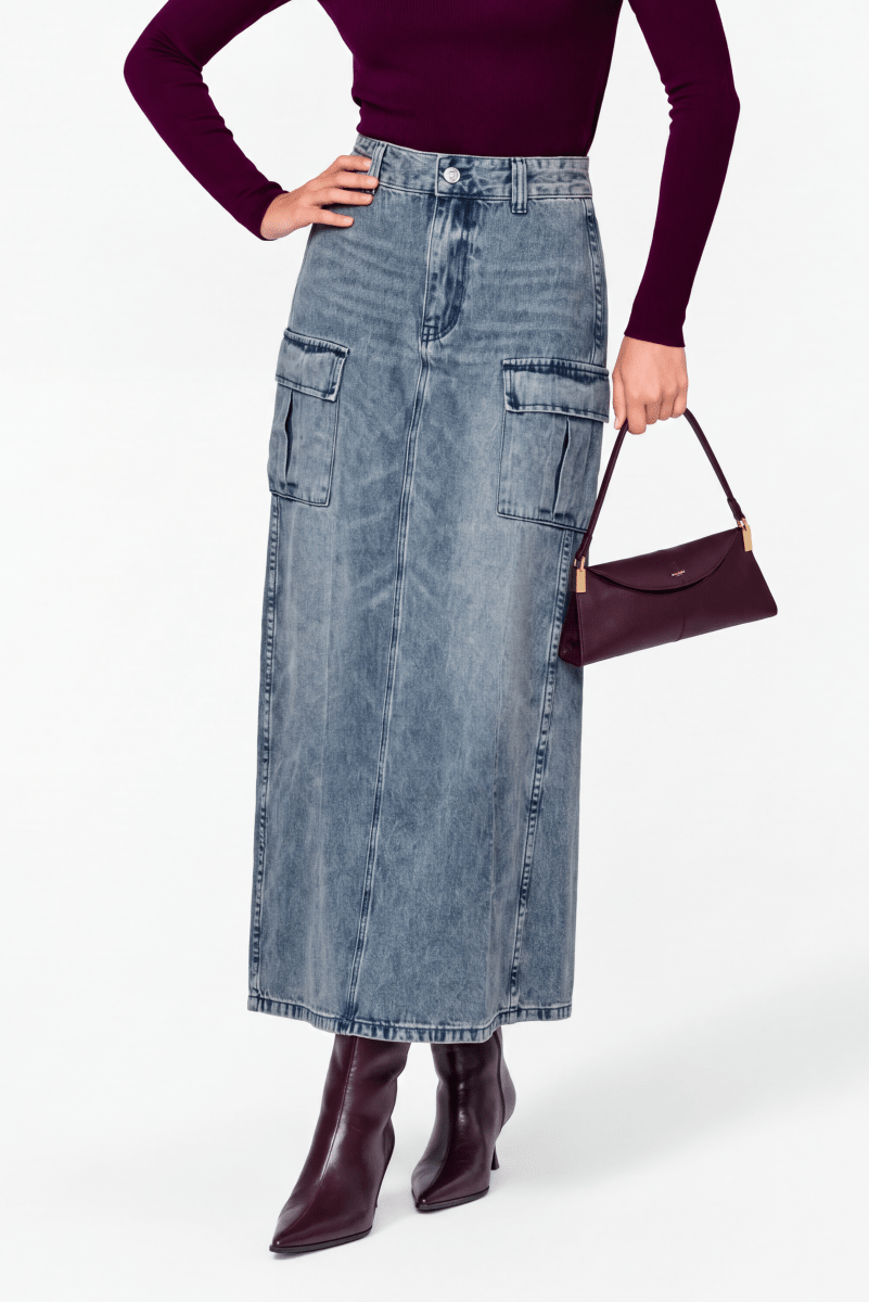 Ketra Skirt (Blue) - Skirt - Yakira Bella
