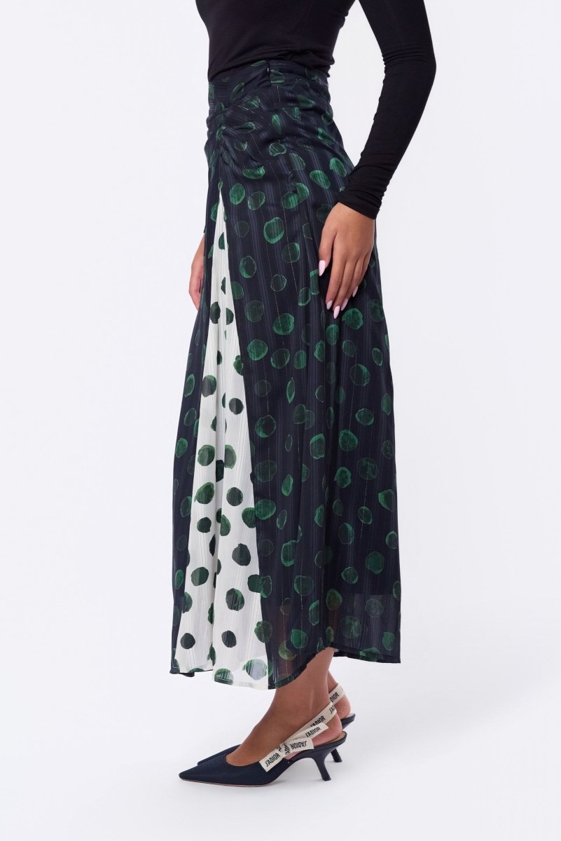 Khai Skirt (Green Ivory) - Skirt - Yakira Bella