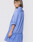 Kiana Dress (Light Blue Stripe) - Dress - Yakira Bella