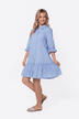 Kiana Dress (Light Blue Stripe)