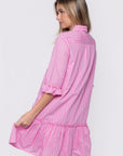 Kiana Dress (Light Pink Stripe) - Dress - Yakira Bella