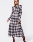 Kiera Dress (Black Plaid) - Dress - Yakira Bella