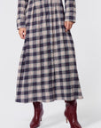 Kiera Dress (Black Plaid) - Dress - Yakira Bella
