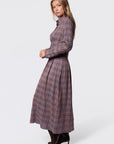 Kiera Dress (Brown Plaid) - Dress - Yakira Bella