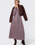 Kiera Dress (Brown Plaid) - Dress - Yakira Bella