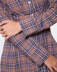Kiera Dress (Brown Plaid) - Dress - Yakira Bella