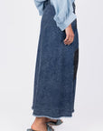 Kimberly Skirt (Blue/Black) - Skirt - Yakira Bella