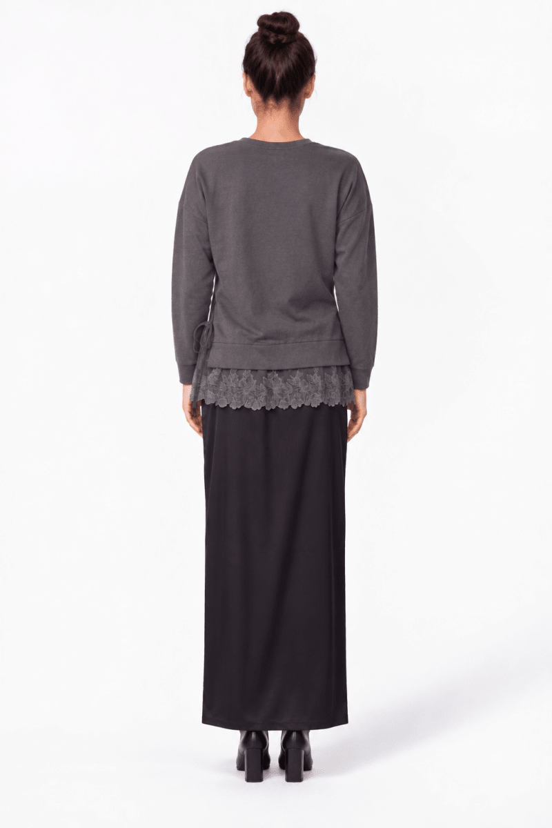 Kinna Dress (Dark Grey) - Dress - Yakira Bella