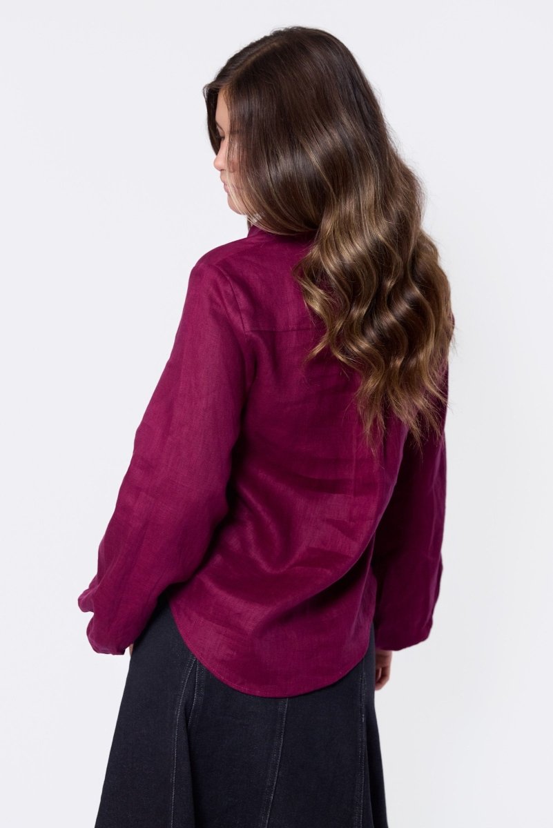 KOMI TOP (BURGUNDY) - Top - Yakira Bella