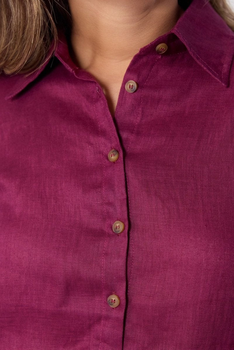 KOMI TOP (BURGUNDY) - Top - Yakira Bella