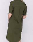 LAILA DRESS (OLIVE) 41" - Dress - Yakira Bella