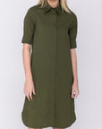 LAILA DRESS (OLIVE) 41" - Dress - Yakira Bella